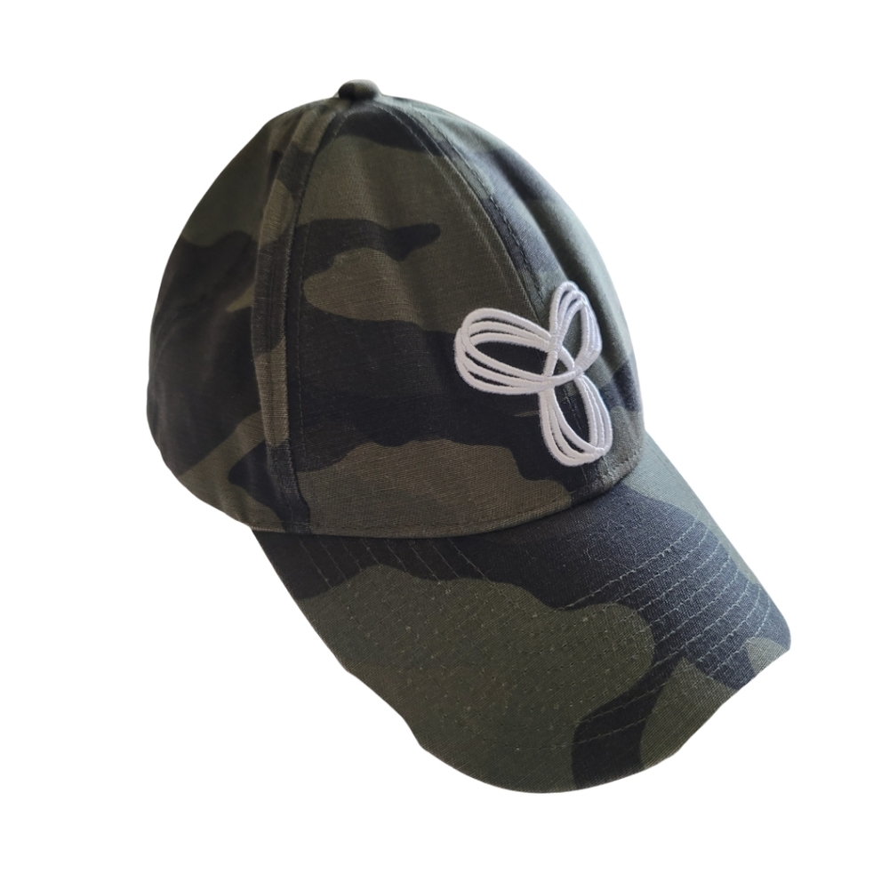 TNA Aritzia Camo Logo White Baseball Hat Unisex